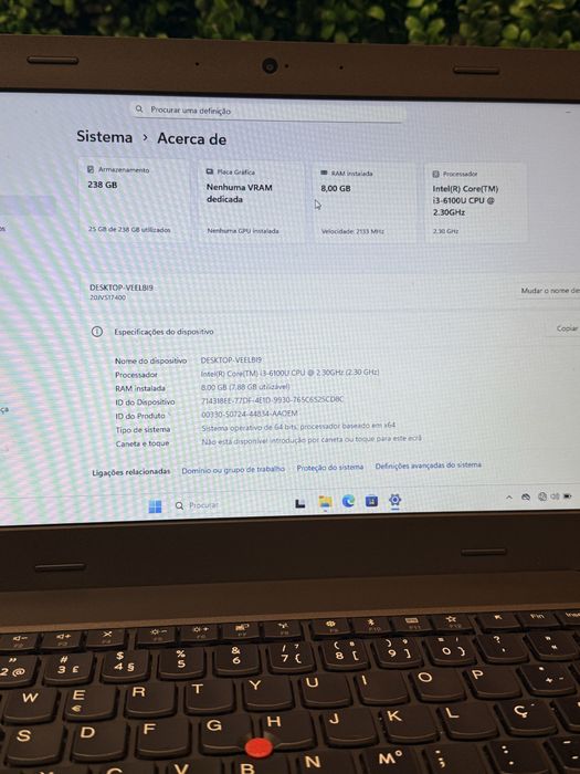 Lenovo ThinkPad L470 8/256Gb - Usado
