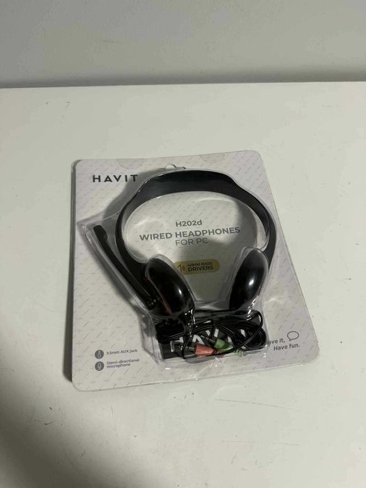 Nowe słuchawki Havit H202d z mikrofonem – na PC i laptop