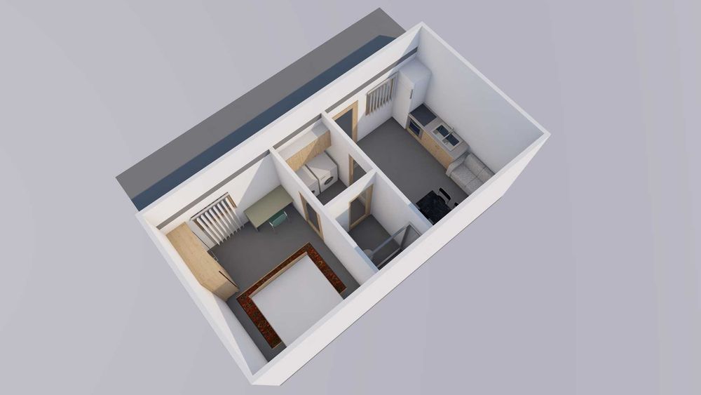 Bungalow T1 para construir no local