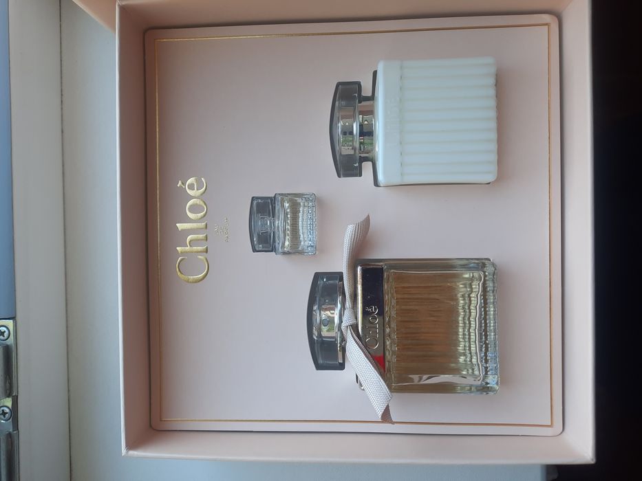 Оригинальный набор Chloé Nomade EDP 75 мл + лосьон 100 мл + миниатюра 5 мл