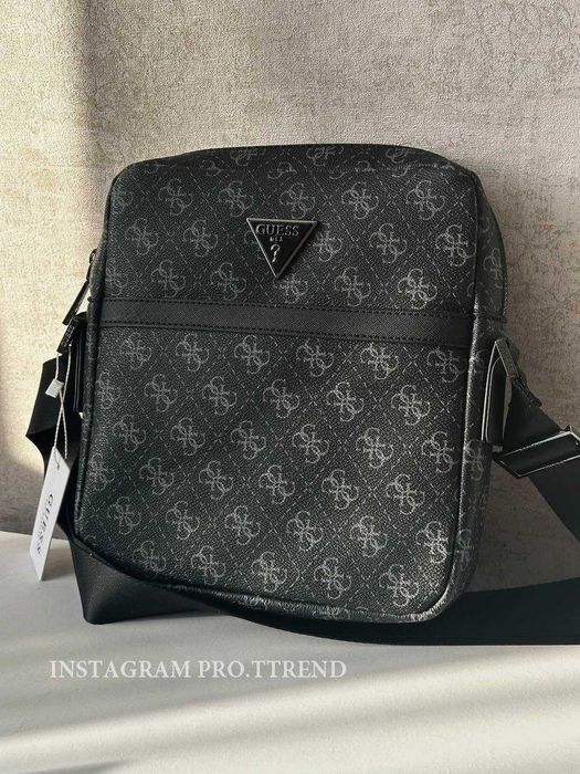 Чоловіча сумка месенджер Guess, чоловічий месенджер Guess