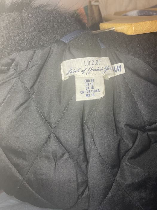 Kurtka/Plaszcz damski granat roz 46 H&M