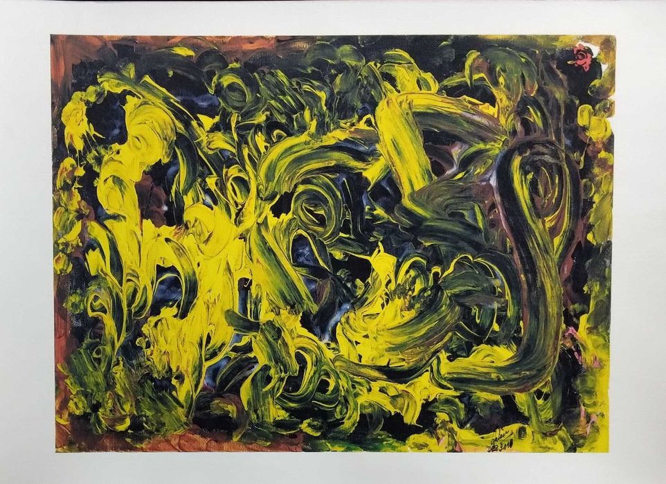 Pintura emoldurada Transmutação