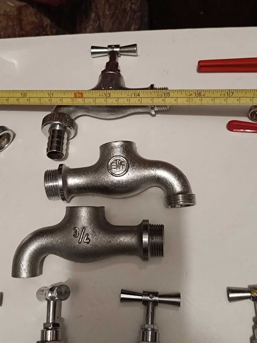 Conjunto de Torneiras tubos adaptadores