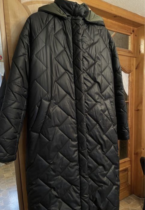 Женский тёплый двусторонний пуховик В очень хорошем состоянии