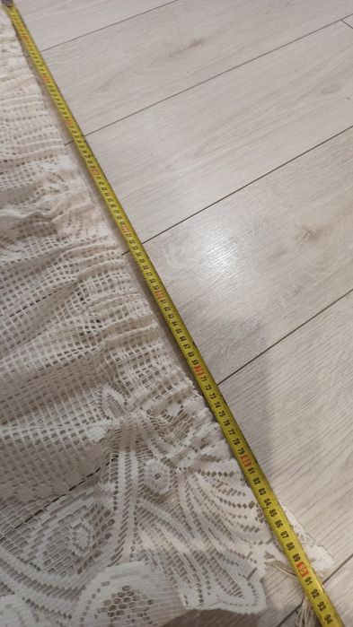 Firanki PRL bialo ecri