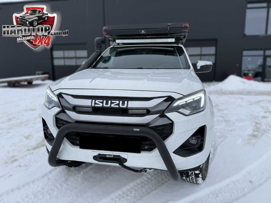 Orurowanie przednie bez poprzeczki CZARNE Isuzu D-Max 2024+
