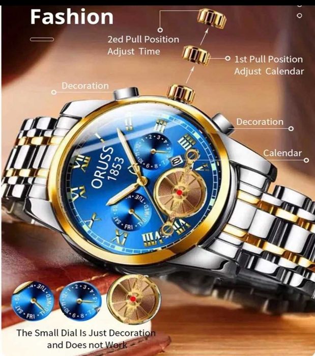 Męski zegarek kwarcowy Synoke