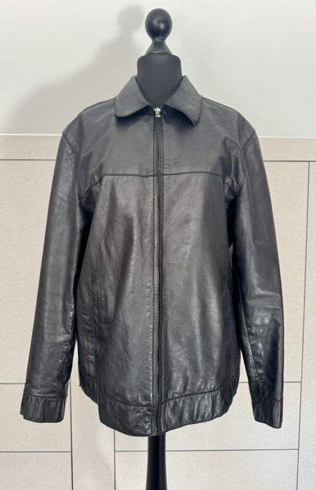 klasyczna kurtka skórzana Tommy Hilfiger 56 (2XL) - stan mega