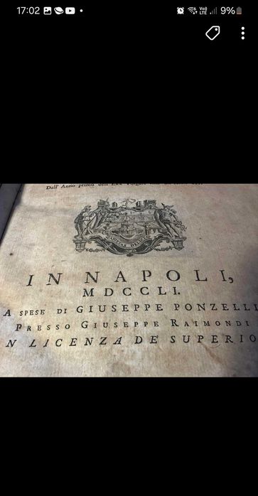Wyjątkowy starodruk Lodovico Antonio Muratori członek loży masońskiej
