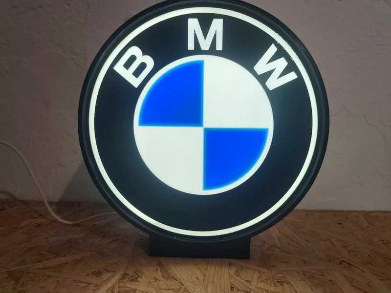 Lightbox luminaria decorativa BMW