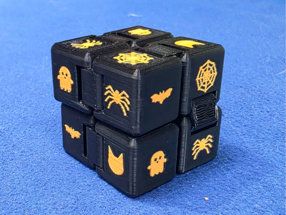 Cubo fidget infinito Halloween