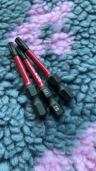 Ударні магнітні високоміцні 1/4 Набір біт Torx T20 SGS Industrial S2 (50 мм) — 3 шт.