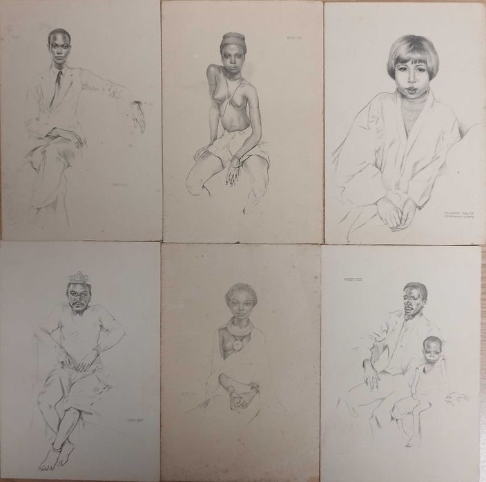 Postais Exposição Paris 1937- Eduardo Malta