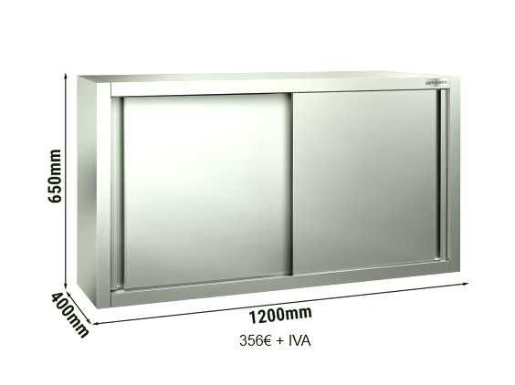 Armário inox aisi304 Arrumos/Louça, de parede 1000mm JÁ COM IVA - NOVO