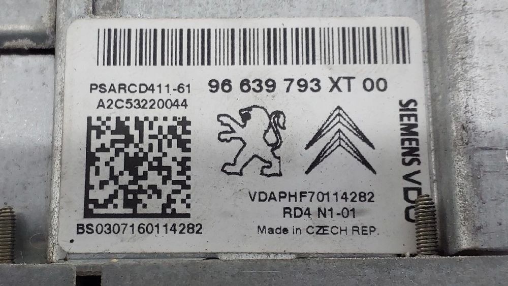 Rádio / auto-rádio CITROËN C2 (JM_)