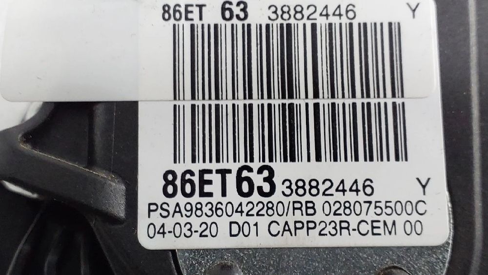 Pedal do acelerador PEUGEOT Partner (K9)