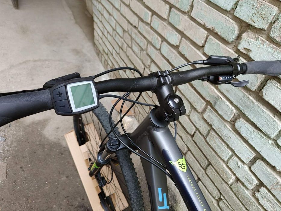 Електро велосипед Serious Roch сіро матовий