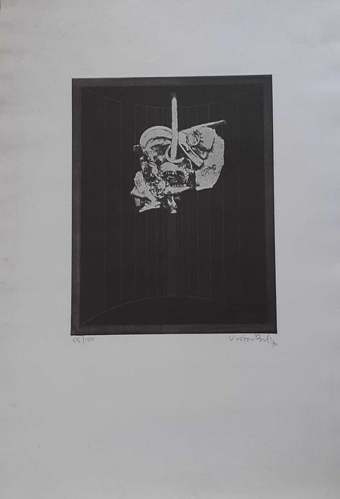 Gravura do artista Artur Bual.