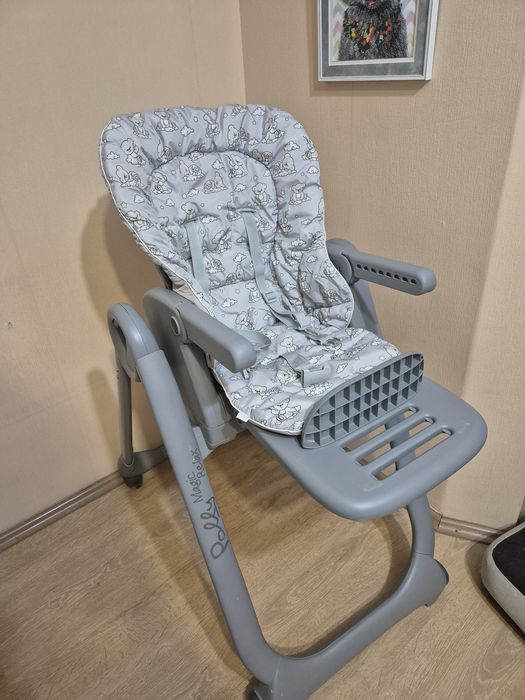 Chicco Polly Magic Relax grey стільчик для годування