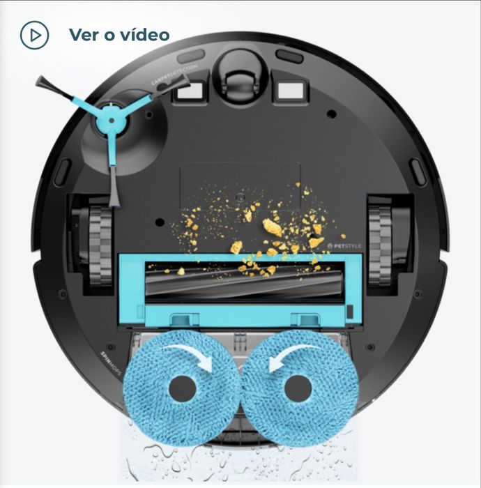 Aspirador Robot com Mopa Cecotec Conga 9590 Spin Revolution Ultra Pow