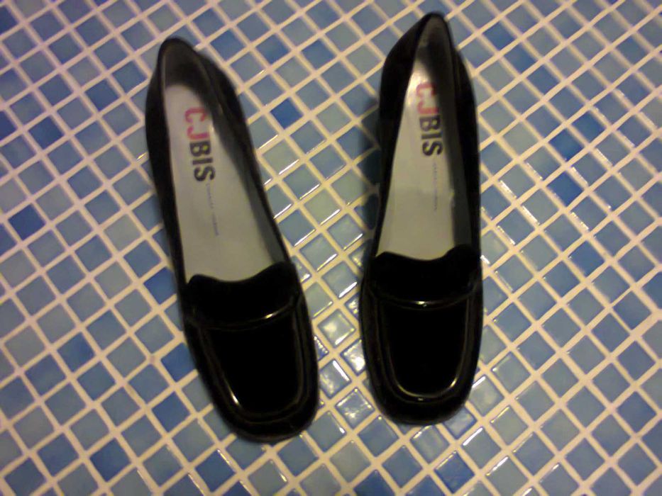 Vintage, Sapatos Pretos Charles Jourdan, Tamanho 39