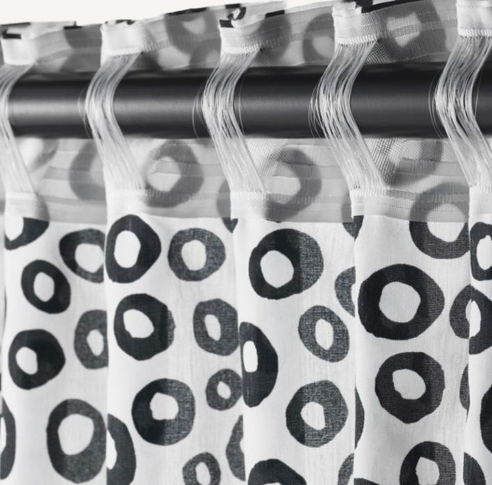 Тонкі штори ikea Commap 2,5 м