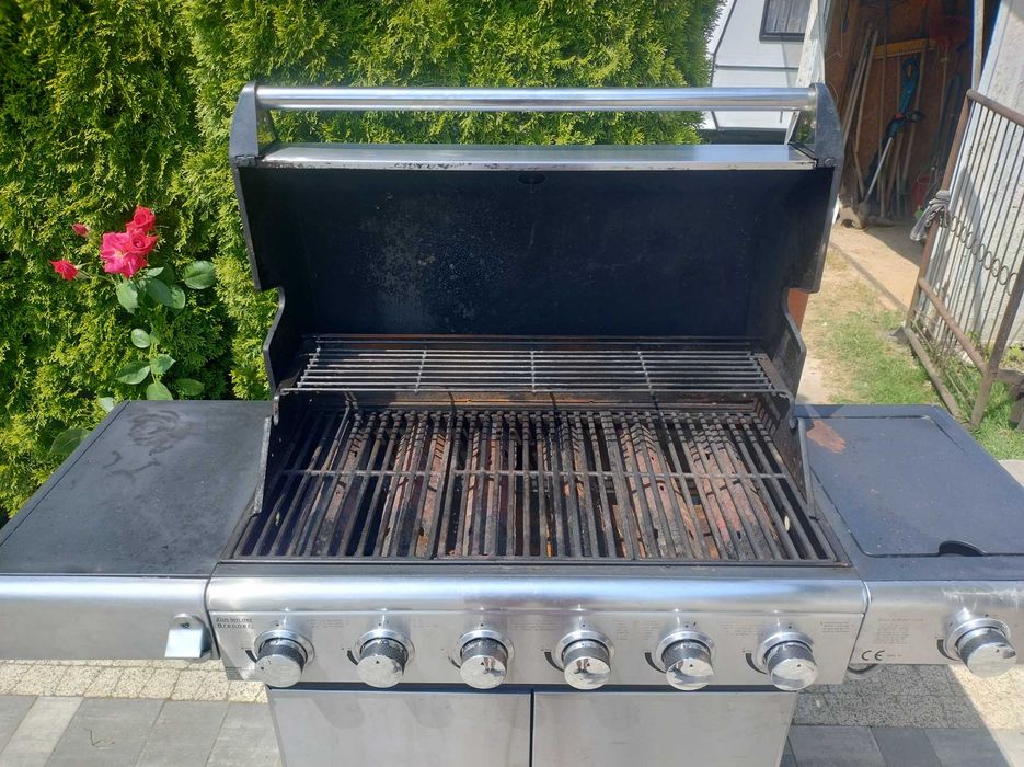 Grill gazowy ruszt żeliwny