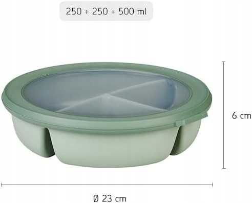 Miska z pokrywką Cirqula Bento Nordic Green Mepal