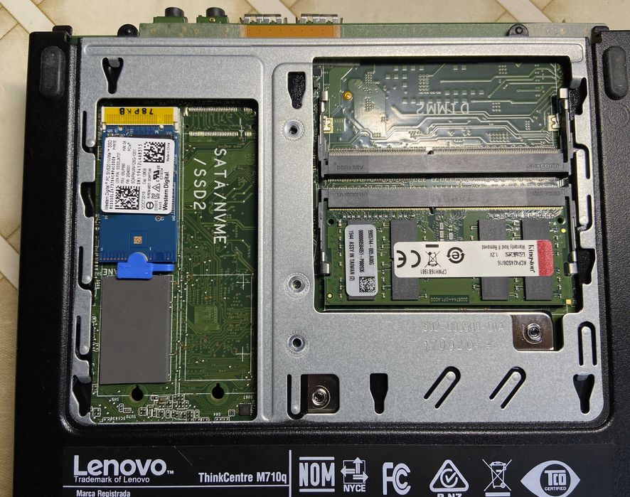 Lenovo ThinkCentre M710q Tiny — i5-7500T 16GB 128GB SSD Wi-Fi BT VGA Win11 Офіц — Гарантія ФОП