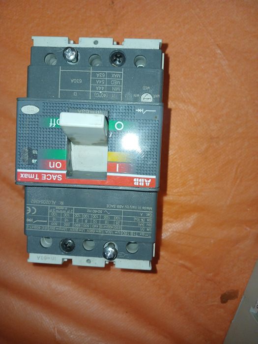 3 фазний автомат 50а.АВВ 160а.80а.63а.50а.