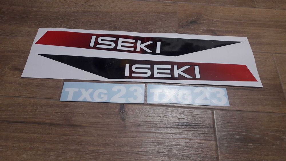 Naklejki traktorek Iseki Txg23 iseki tm 15 iseki tm217ieki3030ise 3125
