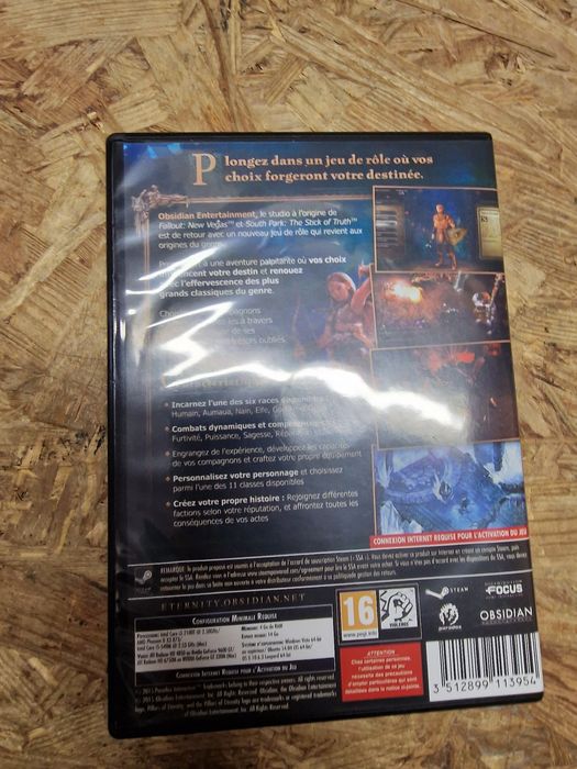 PC DVD Gra Pillars of Eteenity Mac Linux