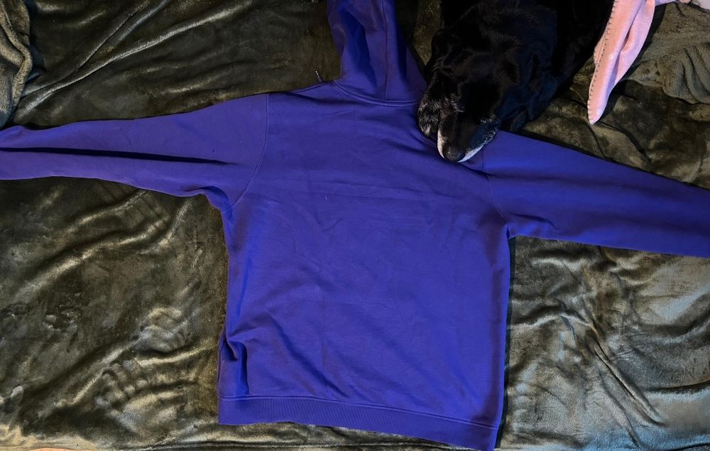 Bluza z kapturem Adidas og Vintage fiolet rozmiar XL