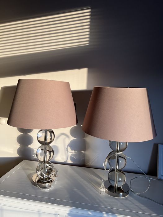 Zara Home lampa kule kryształowe szklane
