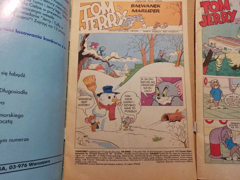 2 stare komiksy tm-semic tom & jerry