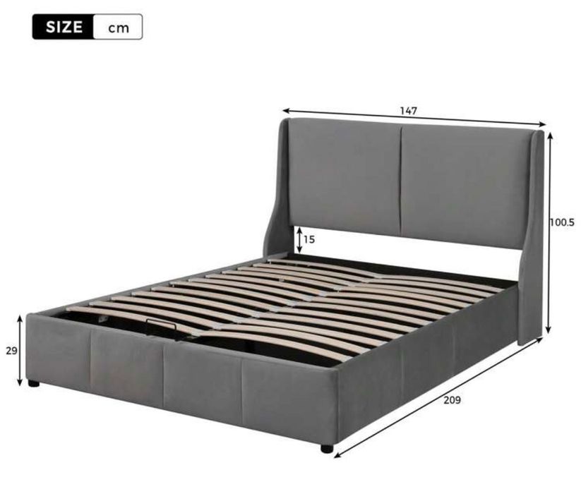 Estrutura de Cama de Casal