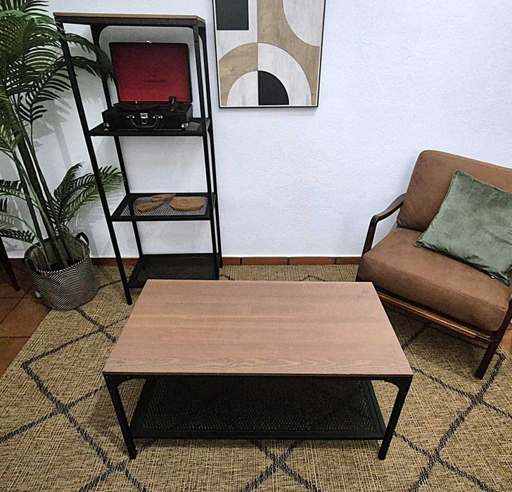 Conjunto  Estante e Mesa Centro / Prateleira / Aparador / Movel  Apoio