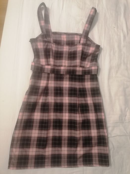 Sukienka w kratkę h&m 36
