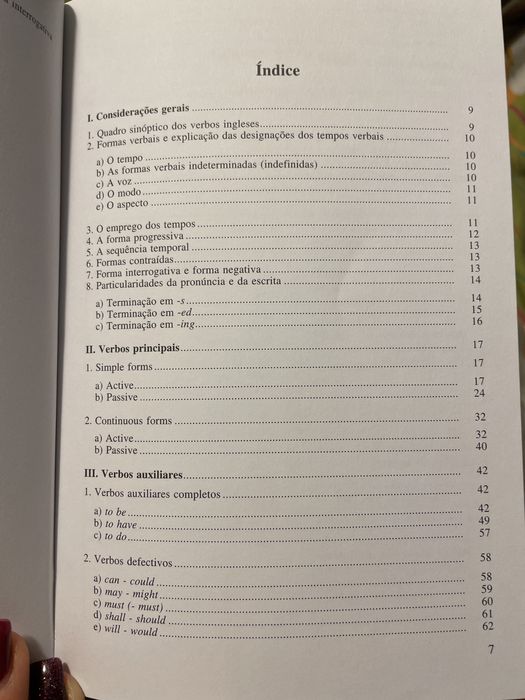 Conjugação dos verbos ingleses