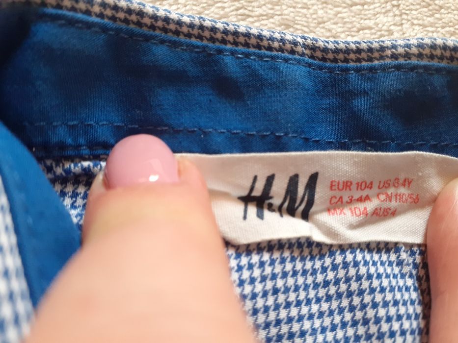 Koszula z krótkim rękawem H&M rozm 104
