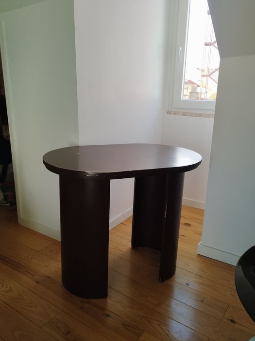 Mesa de madeira  vintage dos anos 70