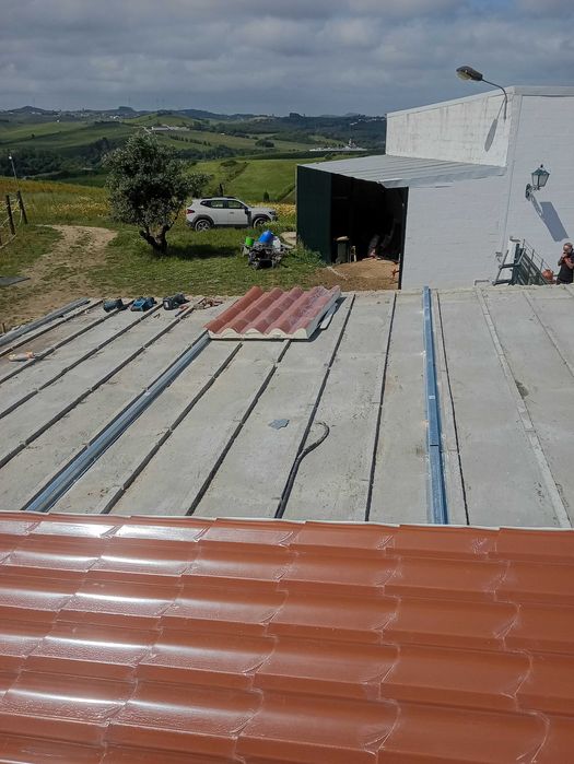 Trabalhos de remodelação pintura Pladur e telhado  sanduíche