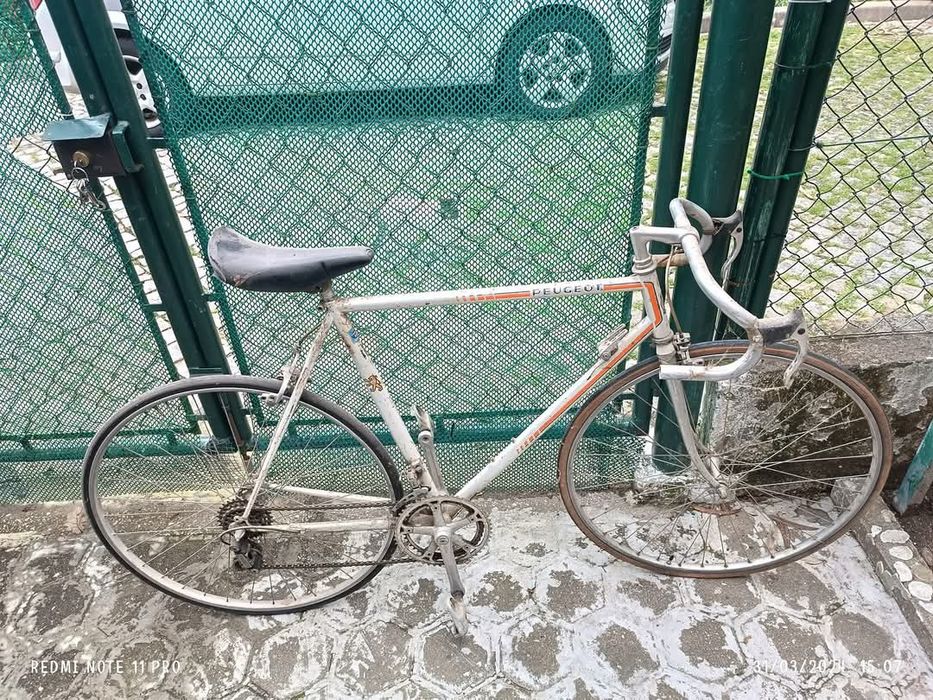 Bicicleta de corrida antiga