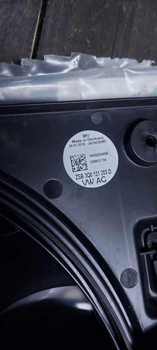 Wentylatory vw passat 2.0tdi b8