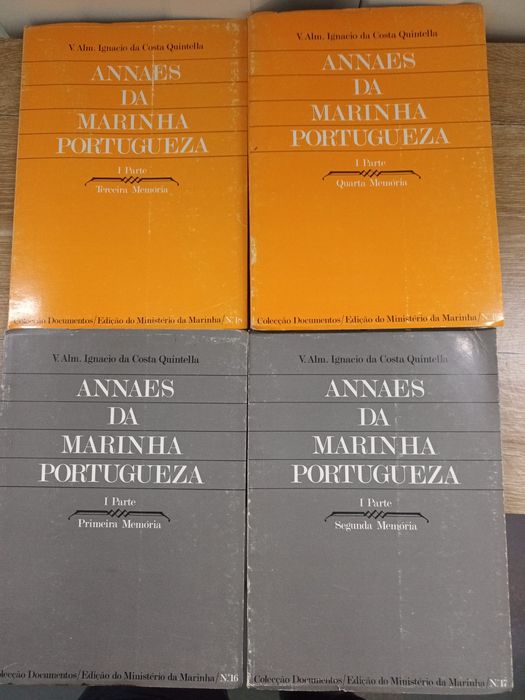 Coleção “Annaes da Marinha Portugueza” – 4 volumes
