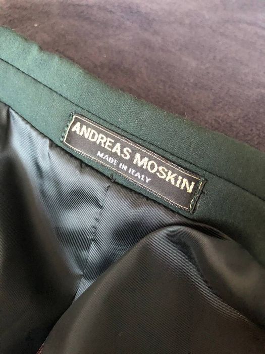 Костюм чоловічий andreas moskin темно-зелений розмір 56