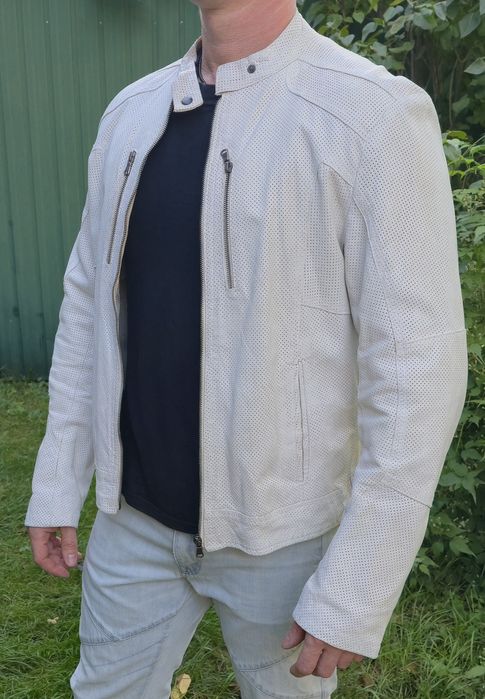 Мужская кожаная куртка Absolute Joy Италия