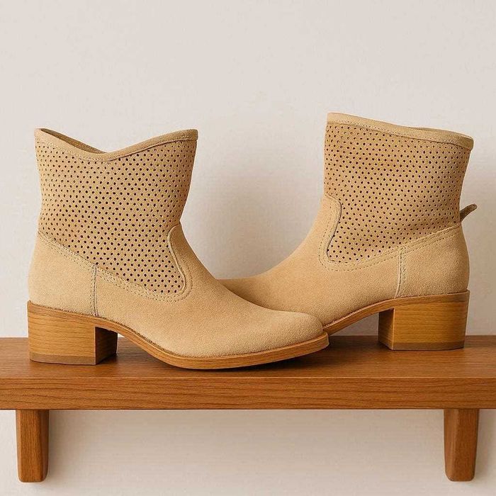 Botas Pele Nº40 Impecáveis