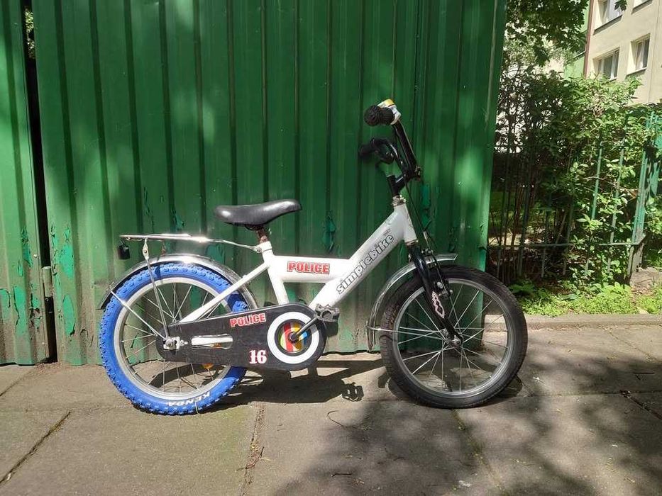 Rower dla chłopca BMX Simplebike 16" Policja